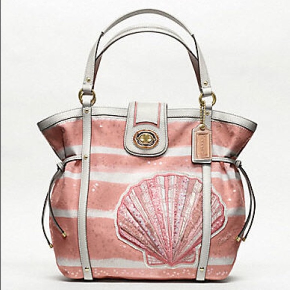 ♨️ EXTREMELY RARE ♨️ Coach Audrey Seashell Purse